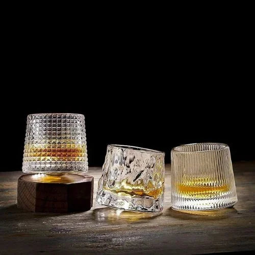 Verre à Whisky avec socle rafraichissant